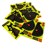 12 x12 Inch Splatter target Funny & Cute Squirrel Shooting Paper Target Stickers (10 packs)
