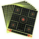 12 inch sign in splatter targets - sheets