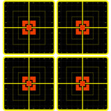 5 Inch Splatter Targets for Shooting Adhesive Target Sheets (20 Packs /80 Targets)