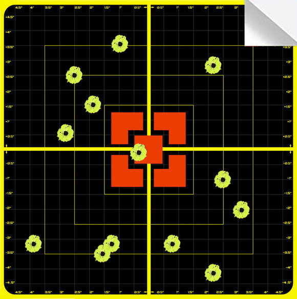 10 Inch Splatter Targets for Shooting Adhesive (20 Packs)