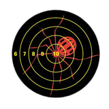 8 inch splatter shooting targets - stickers