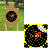 8 inch splatter shooting targets - cardboard