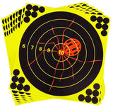 8 inch splatter shooting targets - sheets