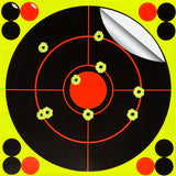 8 inch splatter shooting target stickers