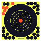 8 inch splatter shooting target - adhesive